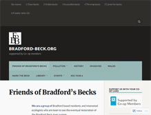 Tablet Screenshot of bradford-beck.org
